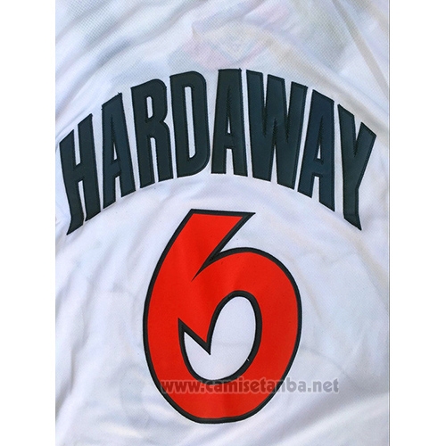Camiseta USA 1996 Anfernee Hardaway #6 Blanco